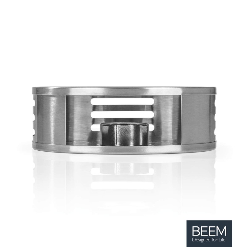 BEEM 04954 Tea Light Warmer Stainless Steel