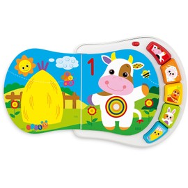 Chicco 00009778000000 EL Libro Los Animales De La Granja Numbers Colour Book Multi-Coloured