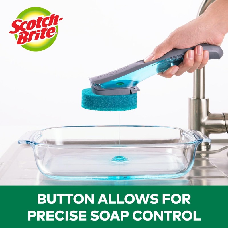 Scotch-Brite Advanced Soap Control Heavy Duty Dishwand, 1 Dish Wand,