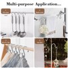 EleCharm Shower Curtain Hooks, Set of 12 Rust Proof S
