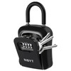 NBYT Portable Combination Lock keybox,for House Keys Key Hiders to