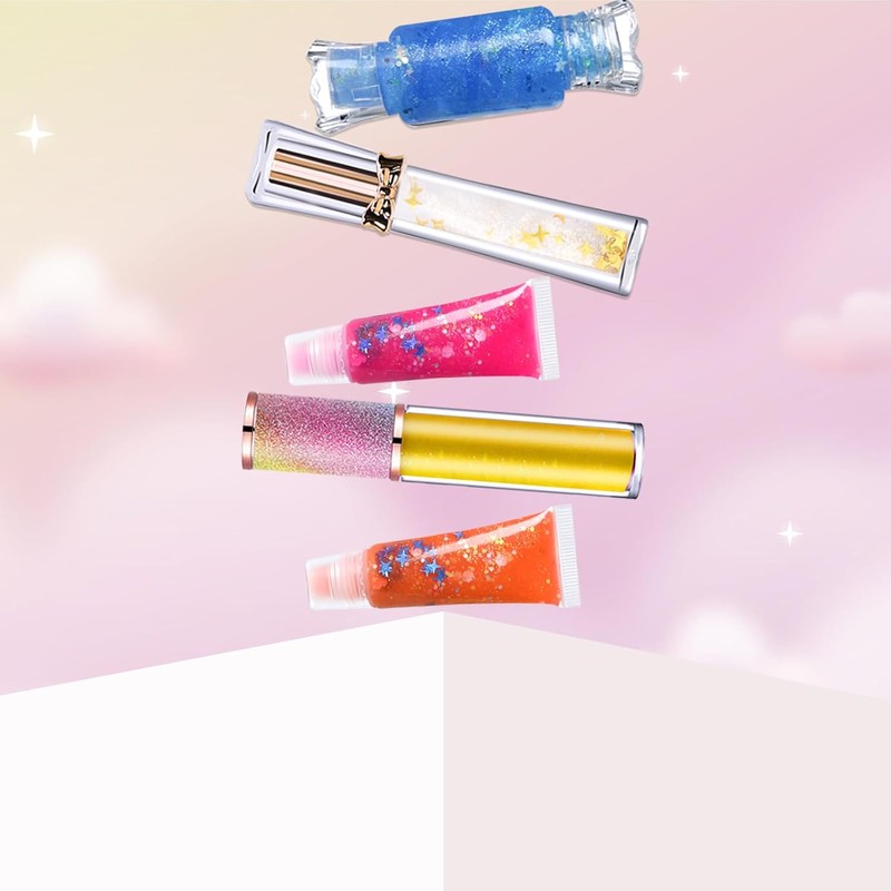 Jcoos Kit de fabricación de brillo de labios, juego de