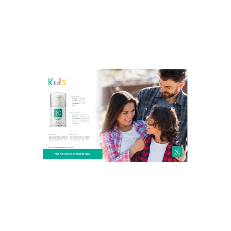 Nouvté Kids Desodorante Natural en Crema Para Niños 65 gr