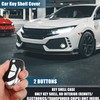 X AUTOHAUX 2 Buttons Key Fob Case Keyless Entry Remote