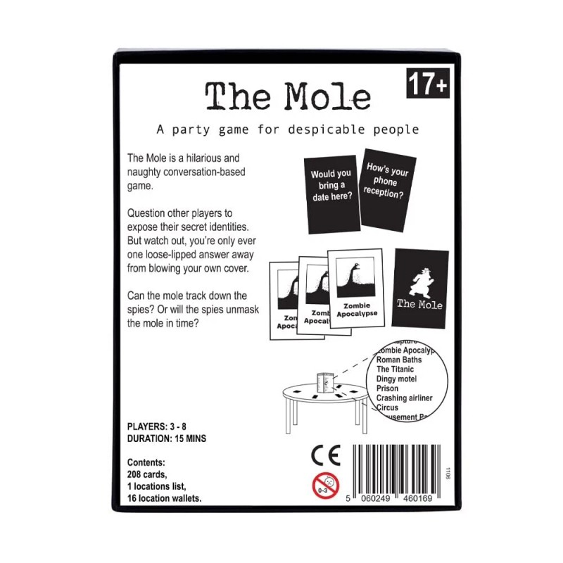Clarendon Games The Mole Party Game Fun Bluffing and Observation