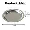 Stainless Steel Tea Bag Coasters, Round Mini Tray for Tea