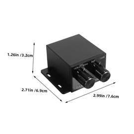 PACKOVE 2pcs Adjustable Volume Level Control Knob for Car Amplifiers RCA Audio Potentiometer for Enhanced Sound Quality Bass Control Knob for Precise Audio Settings