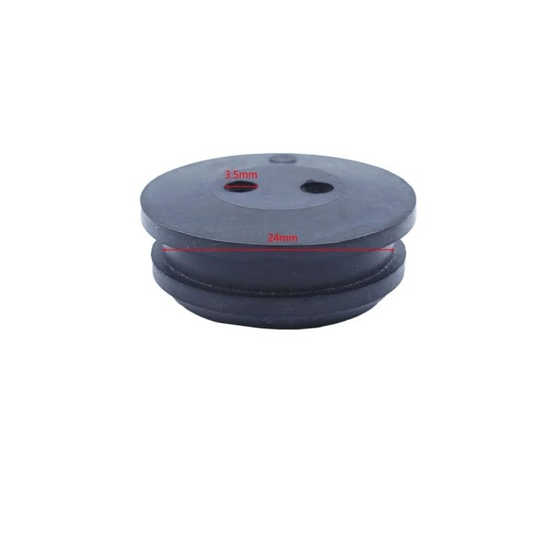 Fuel Tank Grommet Seal. 2 Hole x 30mm o/d to