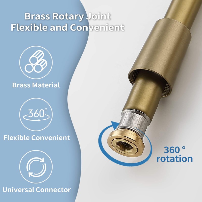 TRIPHIL Kink-free Silicone Extra Long Flexible Handheld Shower Head Hose