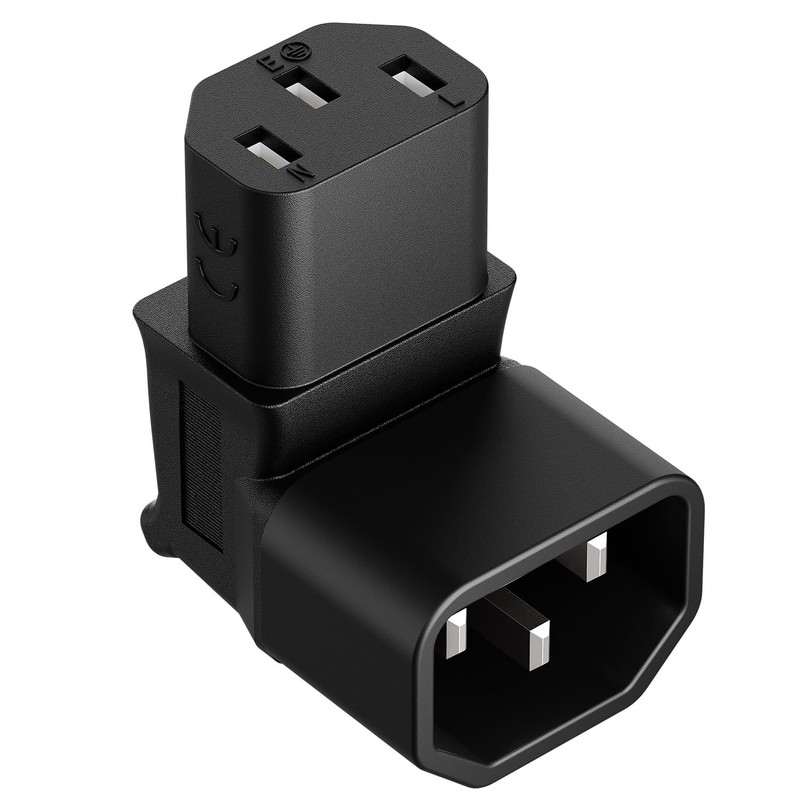 Vellcon IEC 320 C14 to C13 Power Adapter PDU Plug/Socket