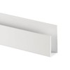 TRINITY 48.5” PVC Edge Trim for Slatwall Panels, White, 4