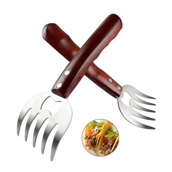 AIYUE Meat Shredding Claws Stainless Steel Pulled Pork Shredder Meat