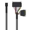 LINKUP Internal 12G U.2 Cable (85Ω 85 ohms PCIE3.0 Mini