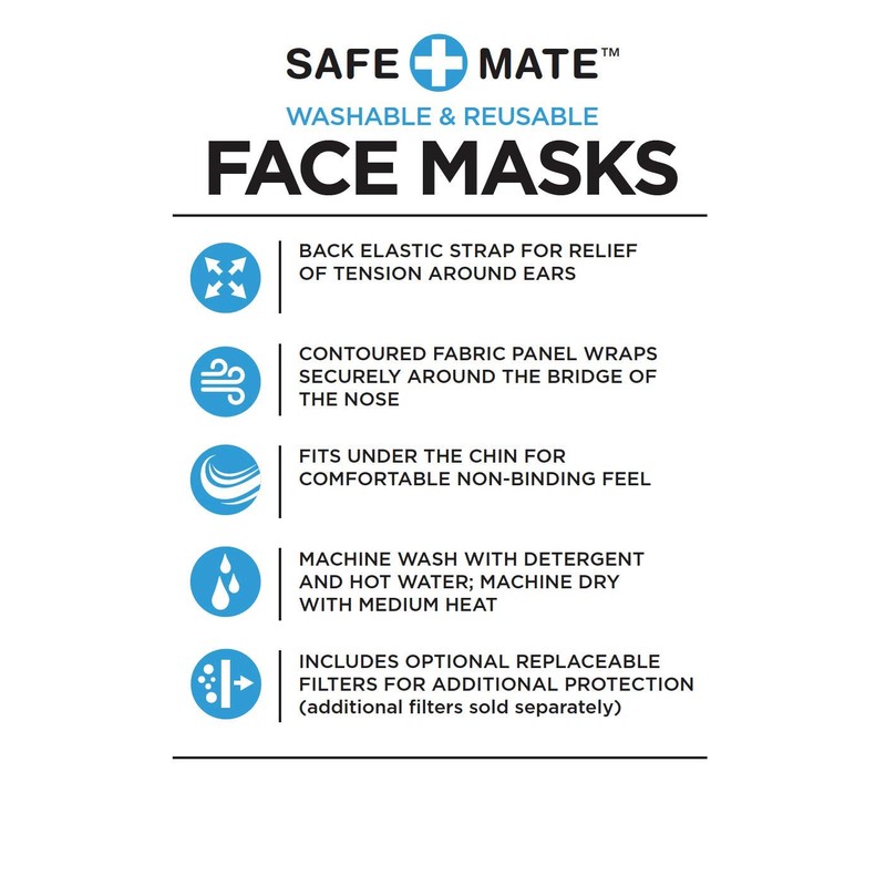 Safe + Mate x Case-Mate - Mascarilla de tela -