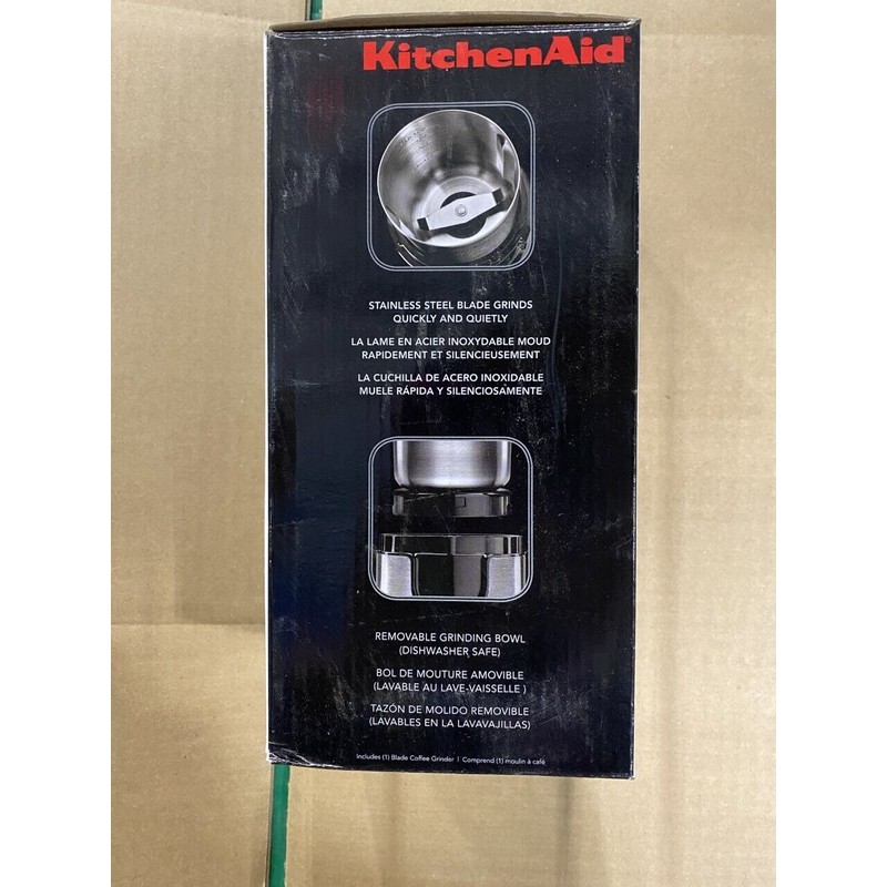 KitchenAid Black Stainless Steel 11 cups Coffee Grinder KitchenAid