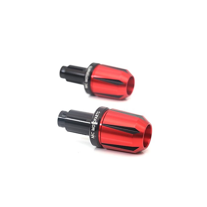 Bar Ends BETB5RDBKM8MC001 - MJET Billet CNC Bar Ends Plug