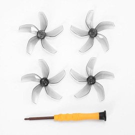 Votvlog 2 Pairs of Low-Noise Propellers with a Screwdriver Compatible with DJI NEO, Drone Propeller Props Quick Release Quadcopter Propeller Replacement Wing Drone 5-Blade Paddle