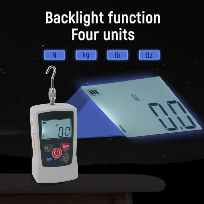 100N Digital Force Gauge, High Accuracy Push Pull Gauge, Auto