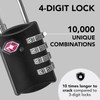 Desired Tools Luggage Locks TSA Approved (1 Pack), 4-Digit TSA