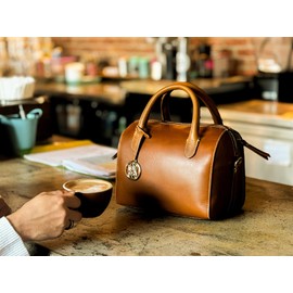 Smith & Wesson Barrel Bag – Concealed Carry Purse, Genuine Leather Crossbody & Wristlet Handbag with Secure CCW Compartment