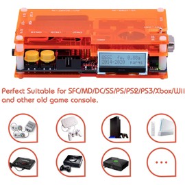 Mcbazel OSSC SCART Component VGA to HDMI Open Source Scan Converter v1.6 for Retro Gaming Saturn SNES PS1 Console US Plug