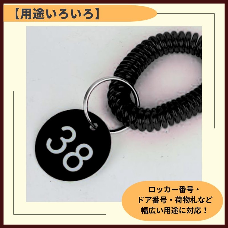 ideamall Plastic Cloak Number Tag Number Tag Locker 1-100