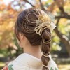 Lomeri Hair Ornament with Rope Arrangement and Dried Flowers, Available