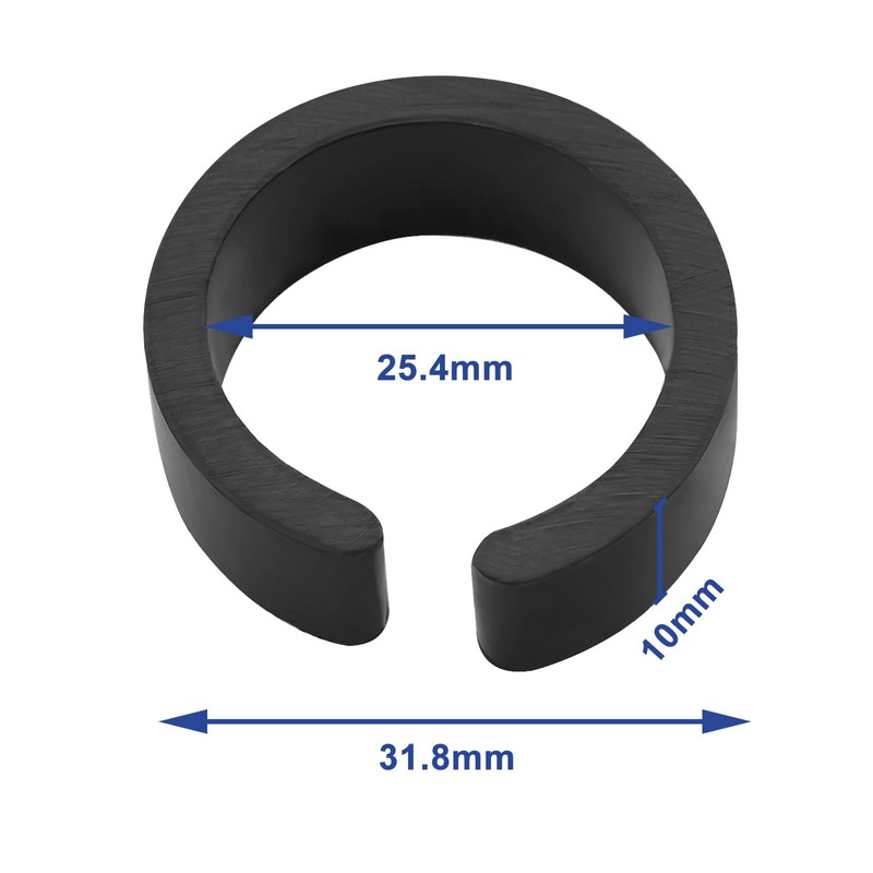 Create idea 8PCS 25.4mm Open Type Rubber Reducer Shim for