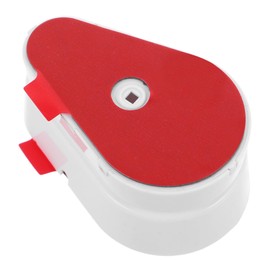 Operitacx Magnetic Remote Control Holder with Retractable Leash Lost Tether for Phones Remotes Secure Antitheft Chain Design Peace of Mind Protection White Waterdrop Style