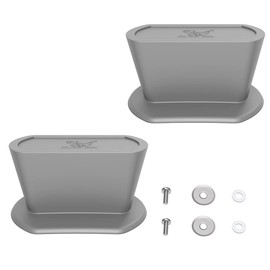 Silicone Universal Pot Lid Replacement Knobs Pan Lid Holding Handles Anti-scald Cookware Cover for Kitchen Glass Lid 2 Pack Grey