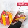 Bread Bags with Ties, Reusable,100 Clear Bags and 100 Ties,