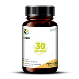 Innata Bioflora Probióticos y Prebióticos en Cápsulas (35 cápsulas de 426 mg)