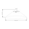 SEBSON® Outdoor Motion Detector IP65 Set of 2 Surface-Mounted Ceiling