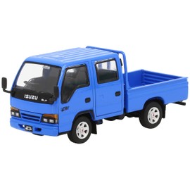 Model1 1/64 Isuzu Elf (ELF) Double Cab - Blue Finished Product T66631