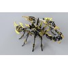 Articulated Mechanical Scorpion Model, Metallic Finish, Made with Aloy and