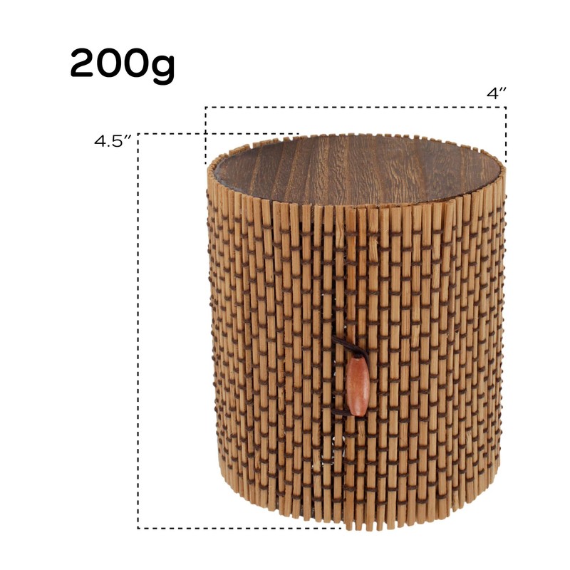 BambooMN Granulated Bamboo Charcoal Odor Absorber Bag in Decorative 4"