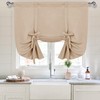 DWCN Blackout Curtains-Tie Up Shade for Window Thermal Insulated Room