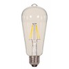 Satco S9581 6.5ST19/CL/LED/E26/27K/120V (2 - Pack)