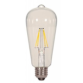 Satco S9581 6.5ST19/CL/LED/E26/27K/120V (2 - Pack)