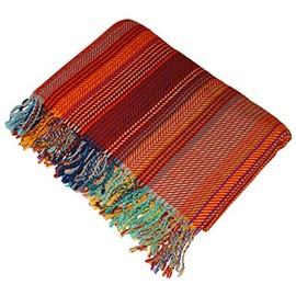 Lorenzo Cana Wool Blanket Jacquard Woven 100% Wool from Merino Lamb Multicoloured Fluffy Blanket Sofa Blanket Blanket 9621177