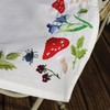 Trimits Embroidery Kit - Tablecloth - Includes Printed Fabric, Threads,