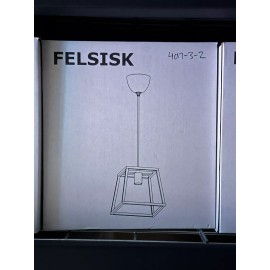 IKEA BRAND NEW IKEA FELSISK 10" BLACK MODERN INDUSTRIAL PENDANT LAMP  605.085.00