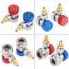 AC R134A Adapter, High Flow Safe Design 1/4" High Low
