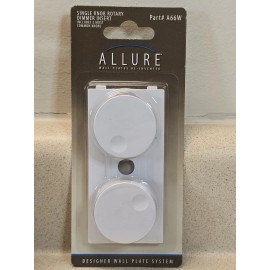 TayMac A66 White Allure Knob Dimmer 3 Pack