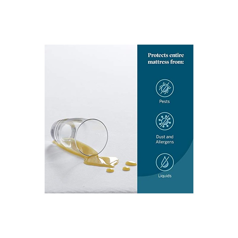 Lucid - Protector de Colchón de Bambú - 100% Impermeable