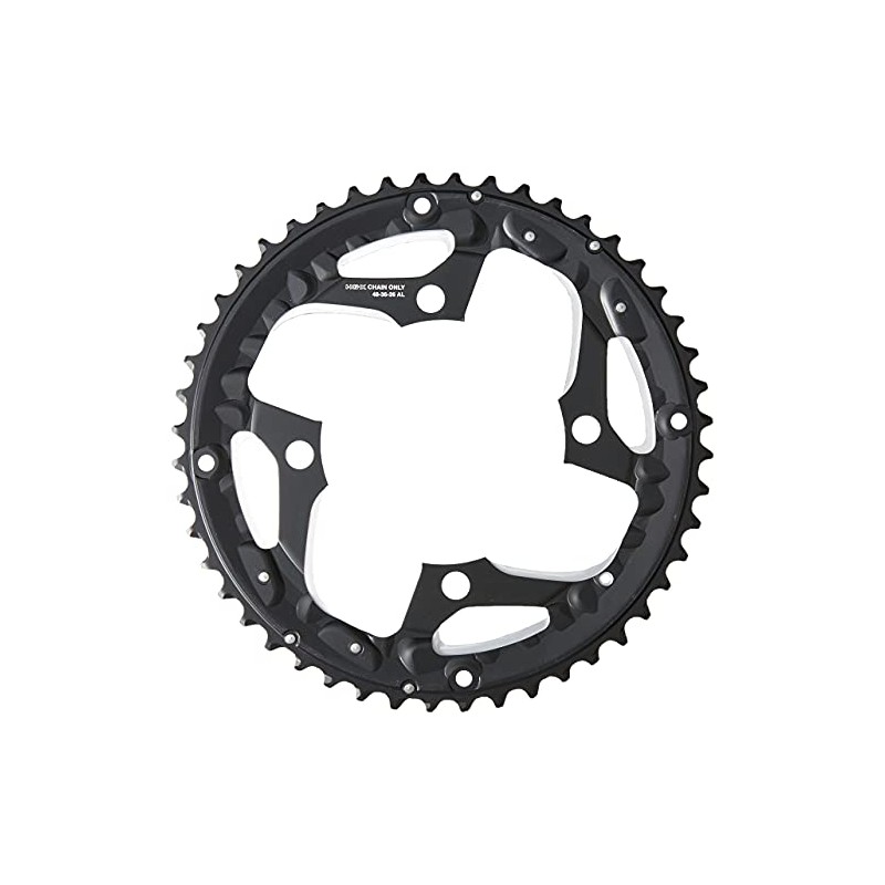 SHIMANO Unisex - Adult Trekking FC-T551 Chainrings Black 104mm