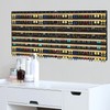 Hogurity Peg Board, 6 Pack 12"x12" Black Metal Pegboard Panels