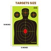 Lipulacer 12 x 18 inch Shooting Targets, Silhouette Splatter Targets