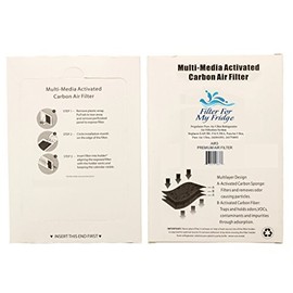 2 Pack "Filter For My Fridge" Replacement Pure Air Ultra Refrigerator Air Filters, and EAFCBF Compatible Premium Replacement Air Filters