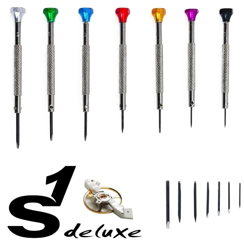 S1 Deluxe Watchmaker's Screwdriver Set Star XL for Watch Repair